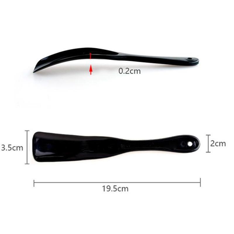 19 cm rogi do butów profesjonalna plastikowa łyżka do butów łyżka w kształcie łyżki do butów Shoehorn