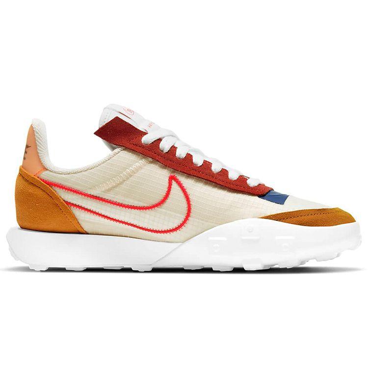 Женские кроссовки Nike Waffle Racer 2X Monarch Коричневые жемчужно-белые Hyper-Crimson — фото 2