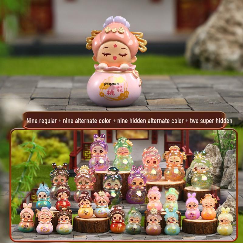 

Ancient Style Omamori Beads Blind Box - Cute National Tide Doll Ornament & Lucky Bag Gift for Spring Festival Cute Beads
