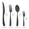 4Pcs Colorful Stainless Steel Dinnerware Cutlery Set Dinner Tableware Set Luxury Flatware Fork Knife Spoon For Wedding