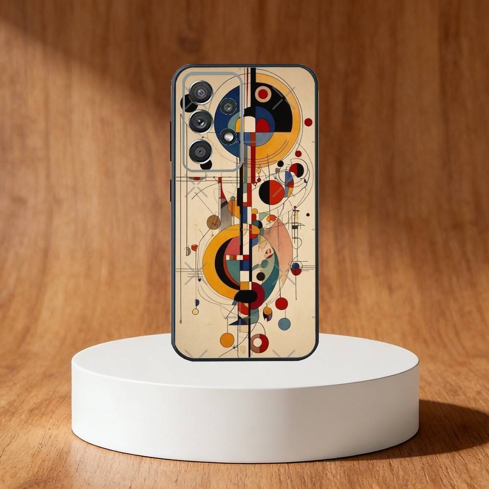 W-Wassily K-Kandinsky Art Phone Case For Samsung S25,S24,S21,S22,S23,S30,Ultra,S20,Plus,Fe,Note,10,9,5G Black Cover