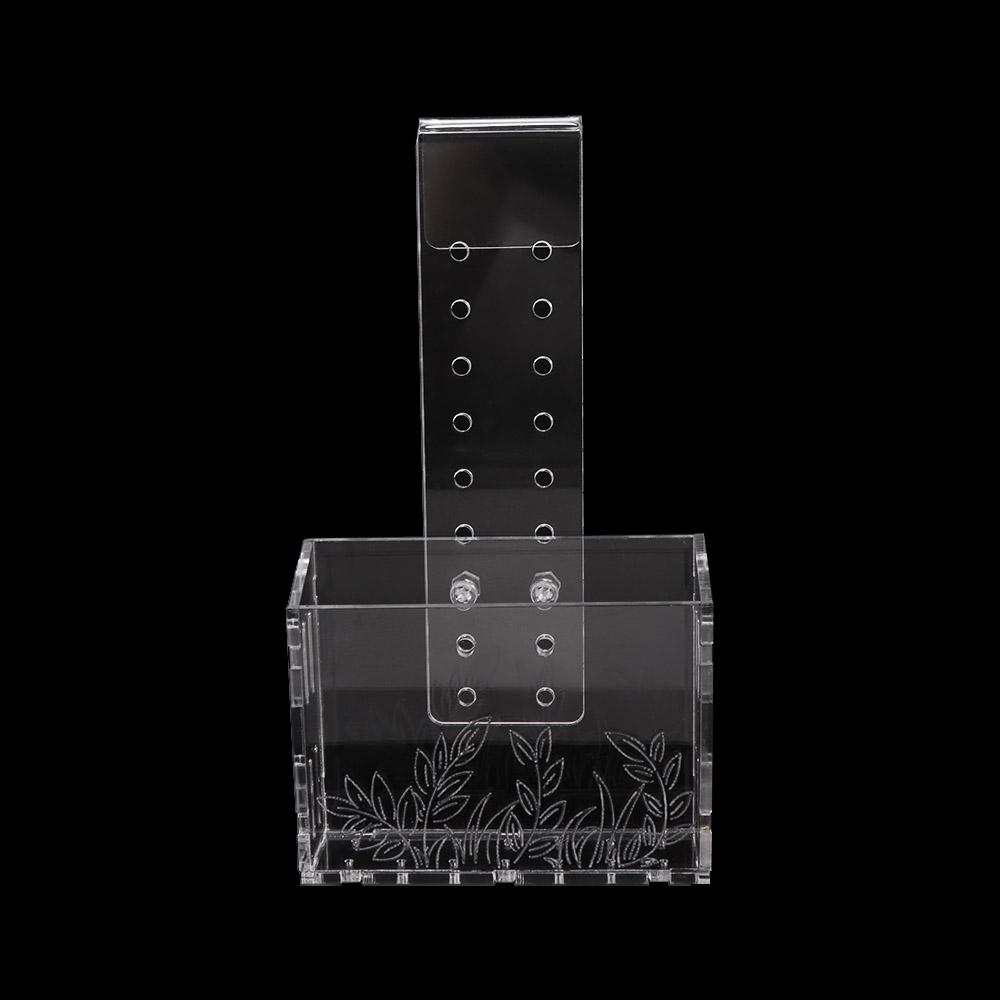 Wall Hanging Aquarium Plants Cup Transparent Floating Aquatic Planter Holder Acrylic With Suction Cups Fish Tank Planting Cup