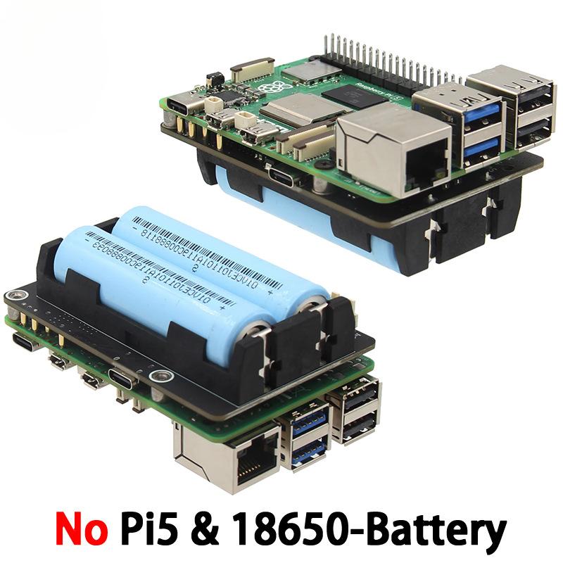 X1200 Raspberry Pi5 UPSPower Management Expansion Board18650Uninterruptible Power Supply Module