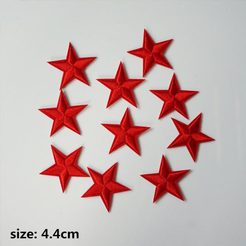10PCS DIY Star Patch Embroidered Iron On Sew On Badge Embroidery Clothe Applique 10PCS DIY Star Patch Embroidered Iron On Sew On Badge Embroidery Clothe Applique