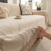 Reversible Sofa Cover With Plush One Side, Fitted Couch Cover And Snug Sofa Slipcover For 2-3 Seater Sofas