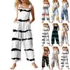Womens Casual Overalls Jumpsuits Adjustable Straps Sleeveless Summer Cute Comfy Rompers With Pocket