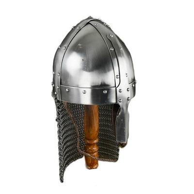 Μεσαιωνικό κράνος Norman με ατσάλι Aventail 16 Gauge