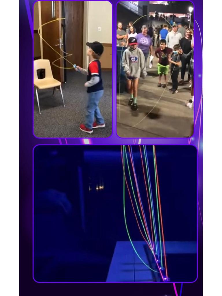 Rechargeable Luminous Electric Rope Launcher: Creative Cat Teasing Toy