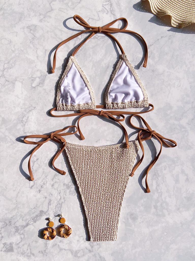 Micro Bikinis Sexy Women Swimsuits Female Swimwear Thong Solid Bikini Set Bathing Suit Swimming Suits Beachwear Biquini