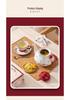 Shunxiang Vintage Teaware Set: Retro Cups & Saucers, Teapot, Perfect for Afternoon Tea & Coffee, In a Gift Box
