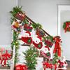 4Pcs Christmas Decorations Stockings Red Large Santa, Snowman, Bear, Reindeer Hanging Christmas Stockings Set Christmas Gifts Stocking
