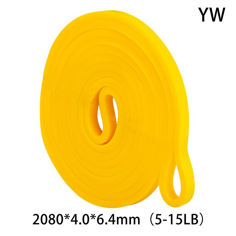 

208Cm Yoga Elastic Bands Loop Expander For Exercise Sports Equipment Fitness Rubber Bands Workout Resistance Band Unisex 5-15LB