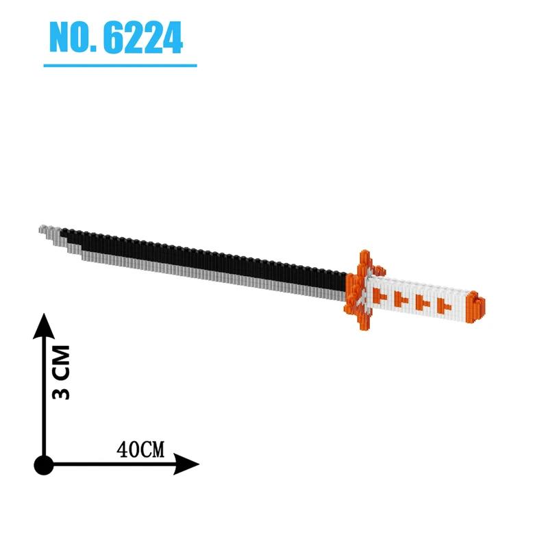 

480Pcs Samurai Sword Construction Blocks Ninja Blade Katana Japanese Anime Butterfly Nichirin Knife Blocks Toy Sets For Kids Adult
