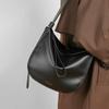 Soft Leather Tote Bag Large Capacity Lazy Wind Leather Bag Women's Comfortable Cowhide Minimalist Commuter Shoulder Messenger Bag