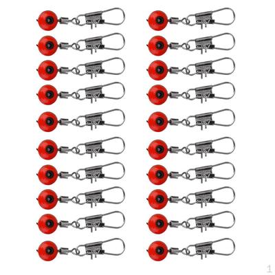 20 Stück Space FishingLine zum Haken, Wirbel, Schaft, Clip-Verbindung
