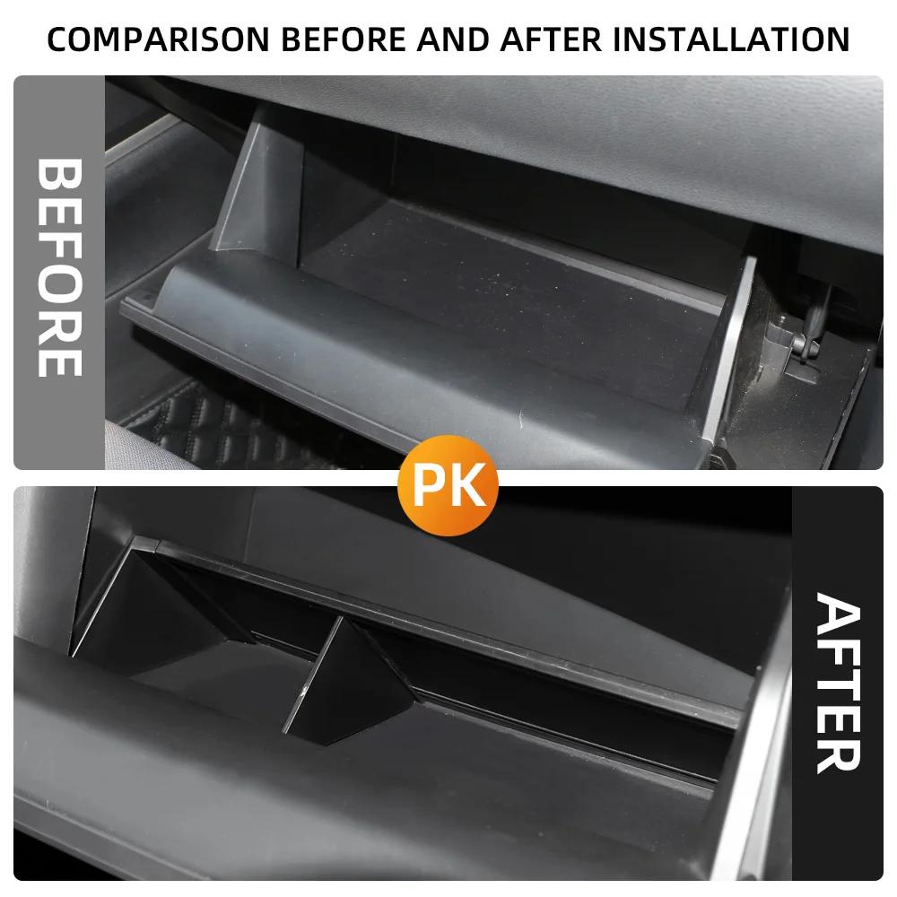 Car Co-Pilot Glove Box Organizer for Toyota Corolla Cross XG10 2025 2025 2025 2025 Division Board Storage Interior Accessories