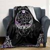 Moon Lotus Mandala Home Customize Your Name Blankets Soft Cozy Lightweight All Season Multi Use Blanket For Picnic Sofa Office Bed Living Room Perfect