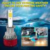 4PCS H1+H7 LED Car Headlight Bulb 40000LM 6000K Running Front HeadLamp Super Bright COB Chips DC12V Headlight Bulbs