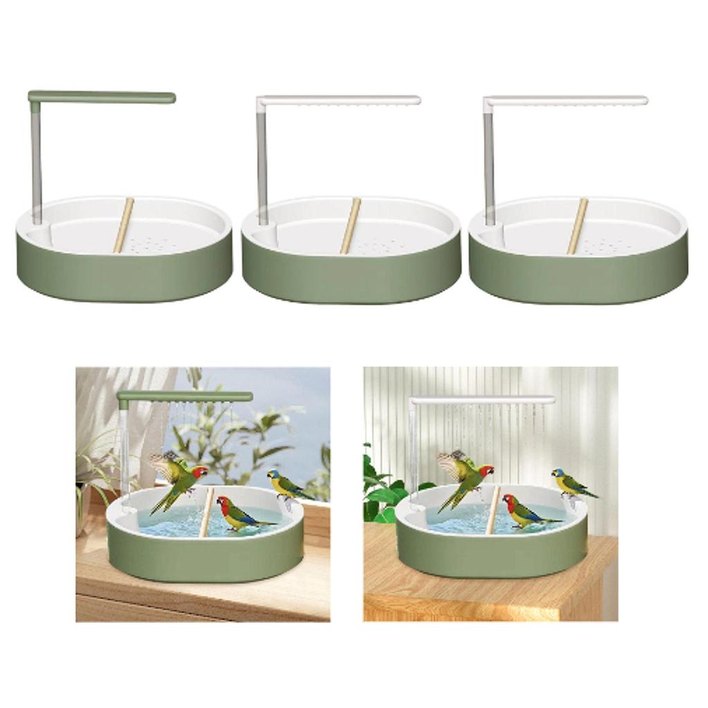 Automatic Bird Bathtub Bathing Supplies Parakeet Lightweight Accessories Easy To Install Parrot Shower Parrot Bathtub with Pump