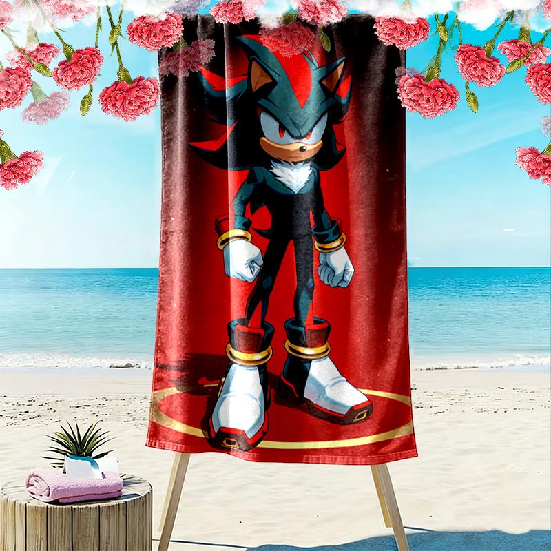 SONIC Beach Towel Suitable for Various Scenarios Such As Kitchen, Bathroom and Beach Swimming