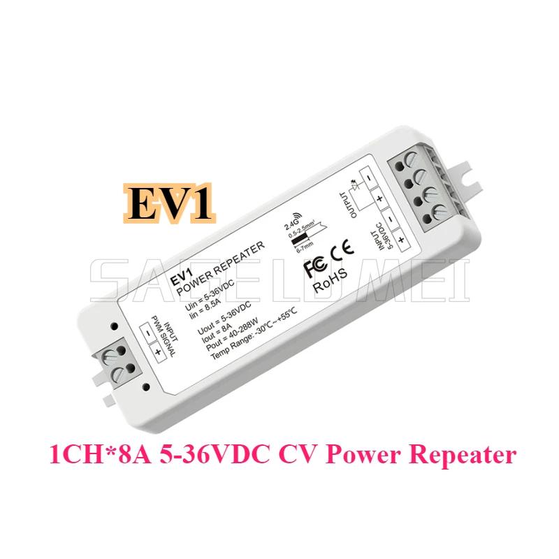 

V1-H/P EV1 Диммерный переключатель LED DC 12V 24V ШИМ 2.4G LED Сенсорный Беспроводной Пульт Умный Контроллер для Одноцветной Светодиодной Ленты