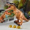 Electric Walking Spray Lay Eggs Dinosaur Robot Light Sound Mechanical Dinosaurs Model Toy