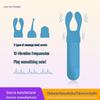 Silicone Detachable Clitoral Vibrator: Portable Blue Bullet for Women