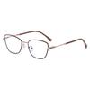 Color-Changing Anti-Blue Light Myopia Glasses With Metal Frames And Cat-Eye Style 022