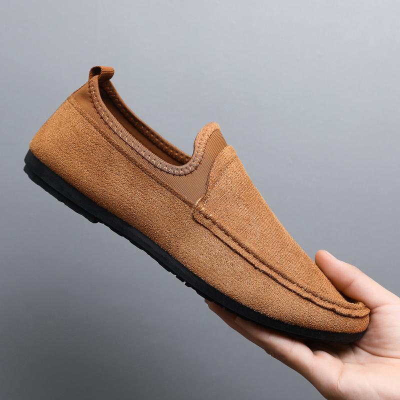 Summer Men Casual Shoes Fashion Man Loafers Breathable Flats Comfortable Lazy Driving Shoes Outdoor Non-slip Soft Canvas Shoes