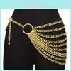 Womens Multilayer Metal Chain Waist Belt For Dress And Shirt Styling Summer Fashion