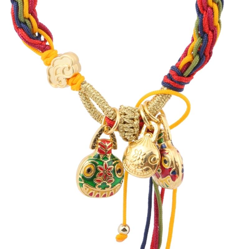 Eye Catching Colorful Braideds Bracelet Hand Woven Hand String Hand Accessory