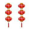 Chinese Lantern Handheld Illuminated Red Lantern Traditional New Year Spring Festival Lantern