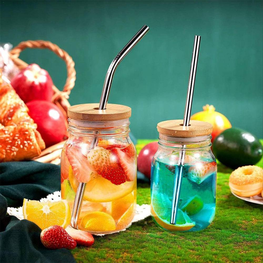 Ring Natural Bamboo Wood Wide Mouth Mason Jar Lids Bottle Sealing Caps Mugs Cup Covers Can Lids