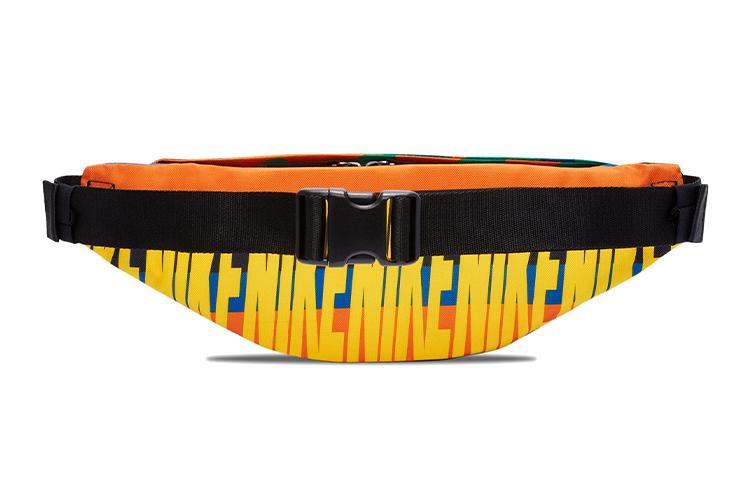 Nike Zip Closure Fabric Crossbody Bag, Fanny Pack Regular Unisex Multicolor BA6332-010