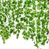 Simulated Ivy Cane Creeper Ivy Decorative Green Plants Ceiling Artificial Vine Eucalyptus Leaves