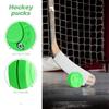 Toddmomy Inline Hockey Puck - Land Training, Handling Practice, Street Hockey, Low Friction, Green, Asphalt, Concrete, Land Use, Practice Hockey