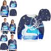 Christmas Ugly Sweater Funny Crew Neck Pullover Sweatshirt Unisex Christmas Gift