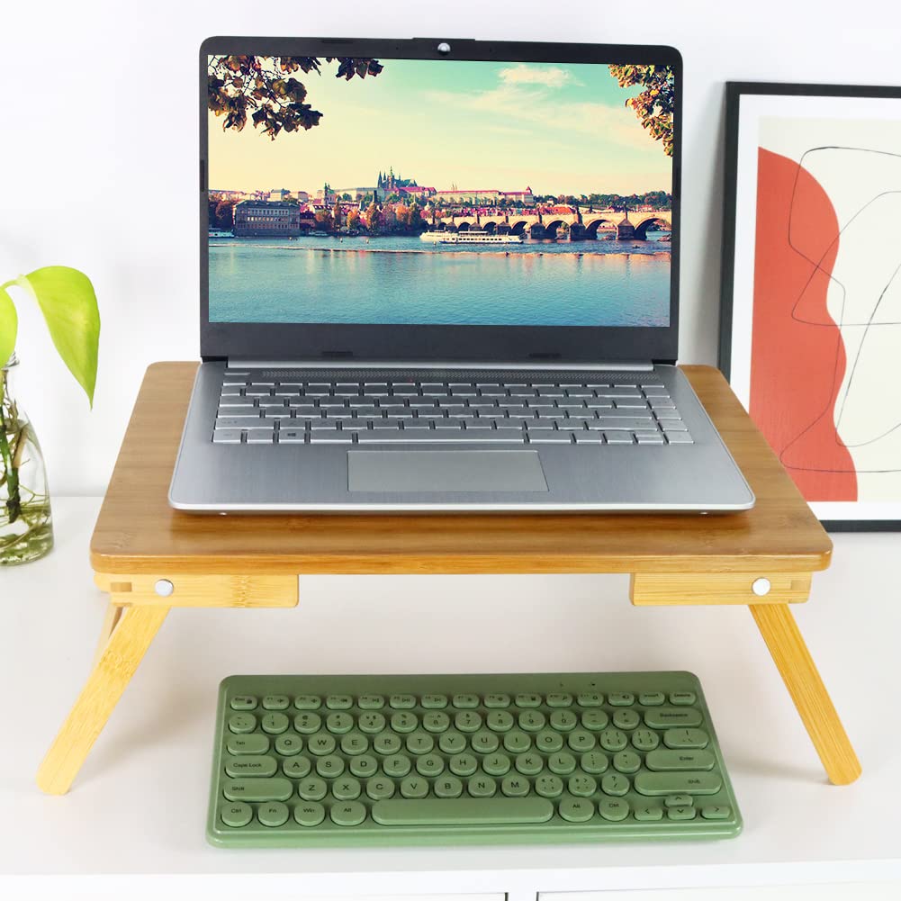 WKWKER Bamboo Computer Bedside Computer Coffee Folding Tray Ideal for Working from Home Camping Picnic or Low Table Desk, Table, Stand, Table, Table,