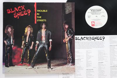 LP Record BLACK SHEEP - Trouble In The Streets 720711 Enigma Records 1985 US Metal Used