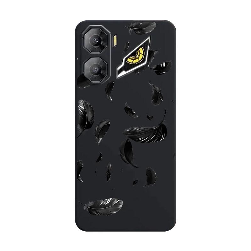Für Nubia Neo 3 5G Cartoon Muster Stoßfestes Silikon Weiche Hülle Für Nubia Neo 3 Blume Vintage Stil TPU Stoßstange Rückseite