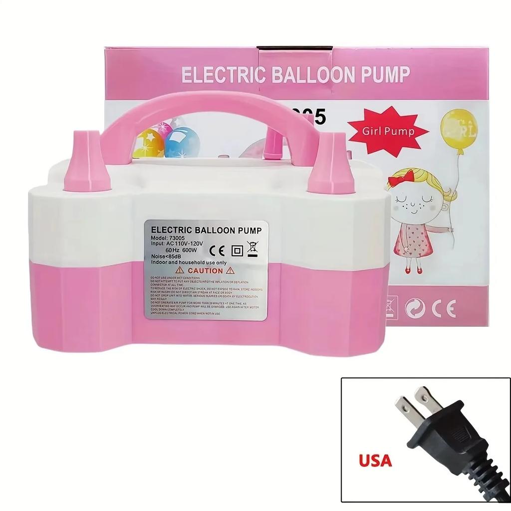 Electric balloon pump balloon blowing machine air pump double hole automatic air pump inflatable balloon machine wedding room ba