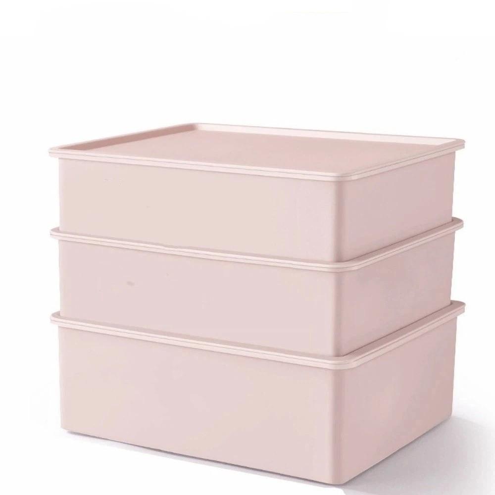 With Cover Underwear Storage Box Dustproof Compartment Organizer Socks Storage Box For Socks