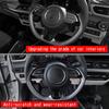 L/RHD FOR SUZUKI Jimny Nomade 5/SIERRA 3 2025 carbonfiber Interior Steering Wheel Button Switch direction control decorate Cover