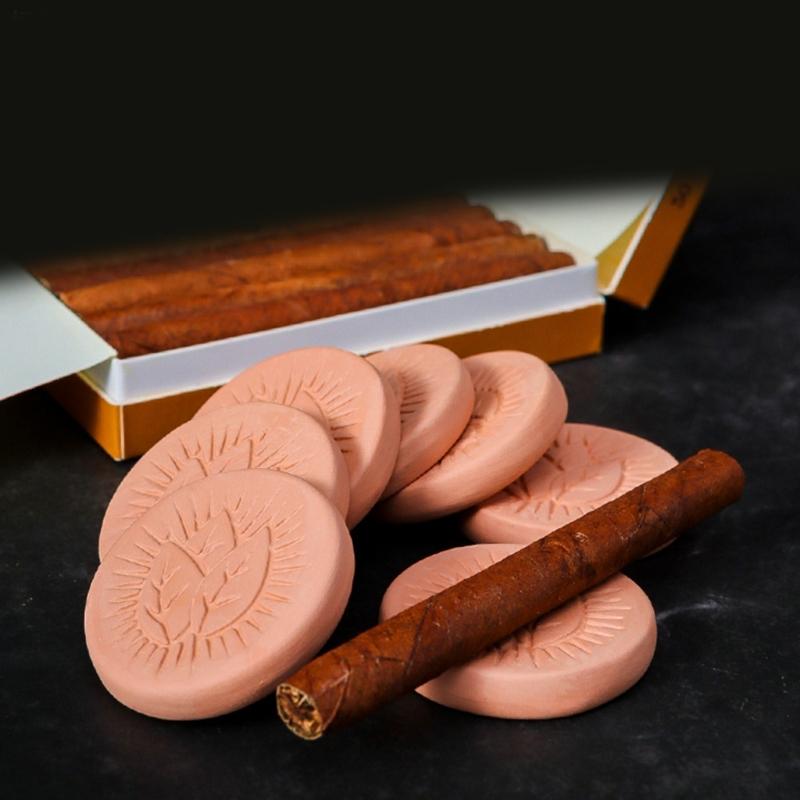 10pcs Easy to Use Smoke Cigars Humidifier Moisture Pads for Enthusiasts