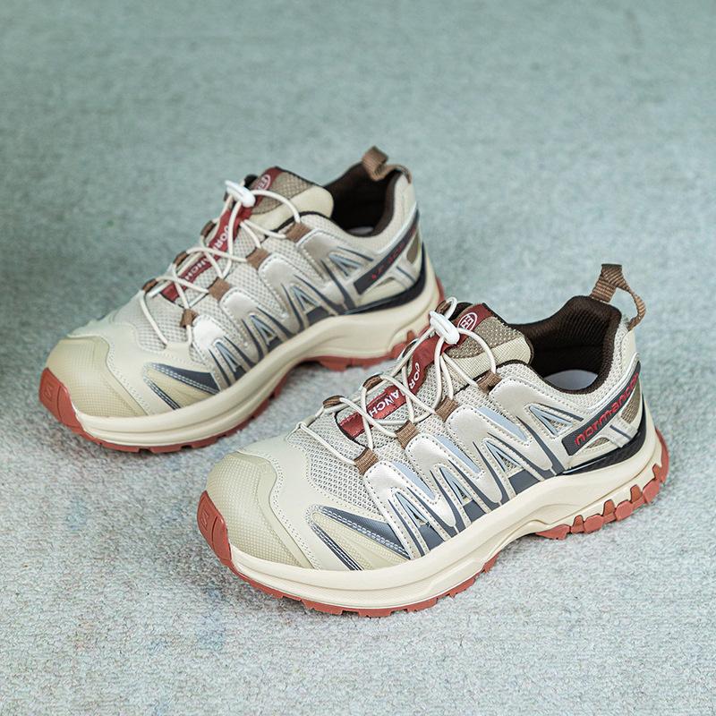 Woman Outdoor Hiking Shoes Mountaineering Sports Shoes Lace-up Hiking Outdoor Comfortable Non-slip Thick-soled Mountain Shoes