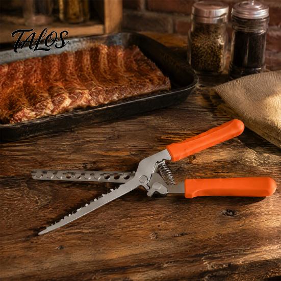 Professional Meat Membrane Remover Rib Tool, Stainless Steel Peeler with Grilling Accessories for Ribs Anti-slip Handle, Manual Preparation