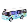 Children's Light & Sound Inertial Bus Toy with Opening Doors and Music