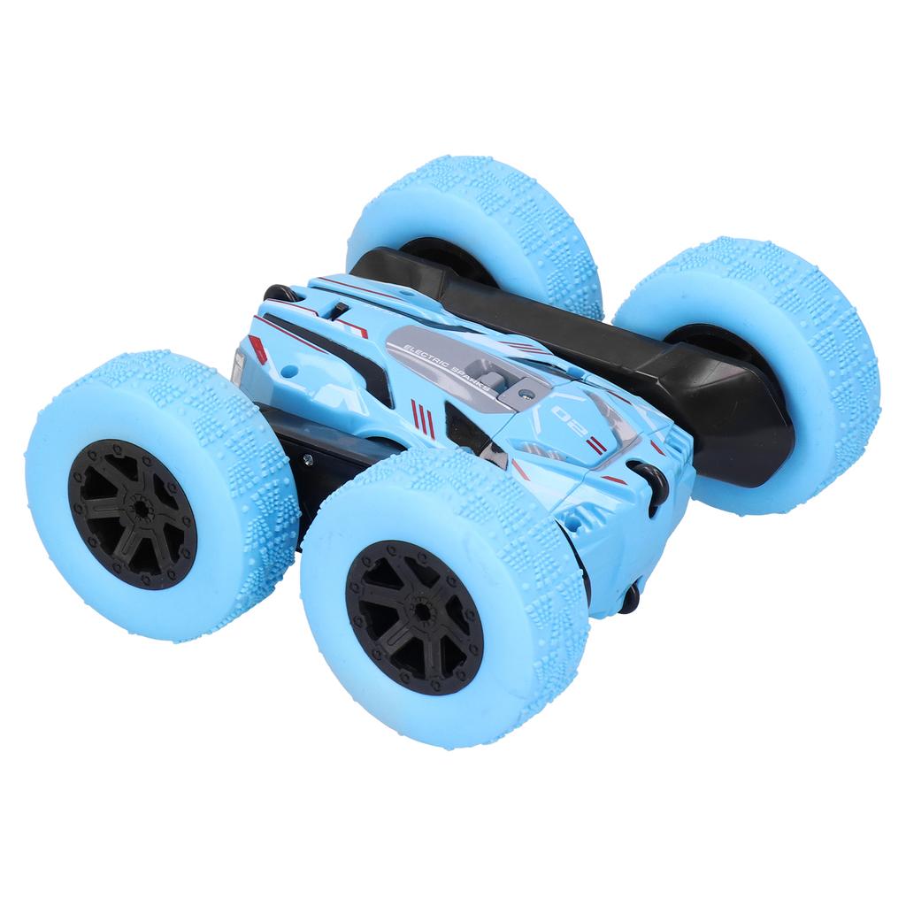 2.4G DoubleSided Remote Control Drift Car 360 Degree Rotating RC Stunt Car Toy for Child(Blue )