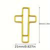 [20pcs Durable Metal Cross Clips] 20pcs Assorted Colors Metal Cross Paper Clips - Durable Steel Office Bookmarks & Document Organizers