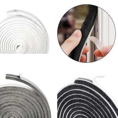 Adhesive Draft Blocker Dust Sealing Strips for Sliding Sash Door Window Wardrobe Weather Stripping Door Seal Strips